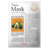 Cumpara ieftin Masca servetel cu avocado 7Days Mask, 20 g, Ariul