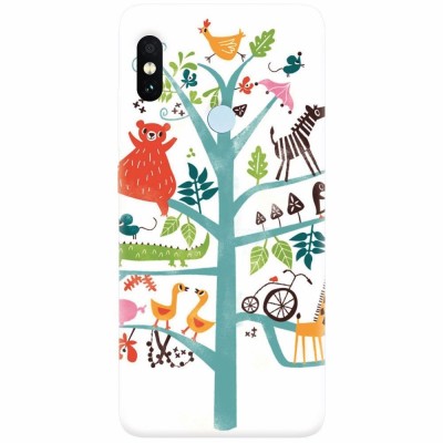 Husa silicon pentru Xiaomi Redmi S2, Tree foto