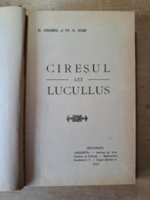 D.Anghel și Șt.O.Iosif Cireșul lui Lucullus, 1910 foto