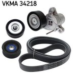 Set curea transmisie cu caneluri Ford B-Max, C-Max II, Fiesta VI, Fiesta VII, Focus III, Grand C-Max Motor 1.0, lungime 1502 mm, 21.36 mm, OE 1465253