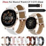 Curea piele 20mm pt ceas Huawei Watch GT 3 2 GT2 42mm GT3 Pro 43mm