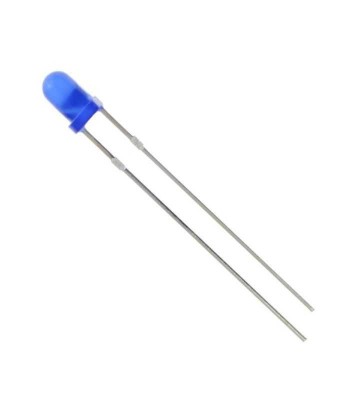 LED 3mm albastru 3.0V-3.2V 20mA 455-465 MCD 500-700 foto
