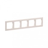 Rama ornament 5 posturi Legrand Suno dune 721535