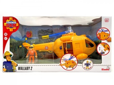Pompierul Sam Elicpoterul Wallaby Ii Cu Figurina Tom foto
