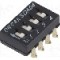 Intrerupator DIP, 4 pozitii, montare SMT, 4 sectiuni, C&amp;K - SDA04H0SBD