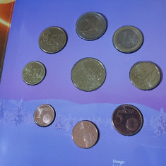 Finlanda 2003 - Set complet de euro bancar de la 1 cent la 2 euro + medal