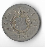 Moneda 10 sene 1967 - Samoa