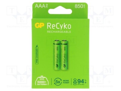 Acumul: Ni-MH AAA,R3 1,2V 850mAh ReCyko blister Ready2Use foto