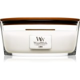 Woodwick Linen lum&acirc;nare parfumată cu fitil din lemn (hearthwick) 453.6 g