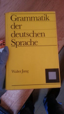 Grammatik der deutschen Sprache &amp;amp;#8211; Walter Jung foto