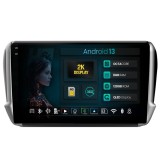 Cumpara ieftin Navigatie 2K HUB64 Peugeot 208 2008 (2012+), 8GB RAM, Android 13, Octacore, Slot Sim 4G, DSP, GPS, Wi-FI, Carplay, Android Auto, USB, Bluetooth, Waze,