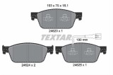Set placute frana TEXTAR 2462301