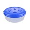 Caserola pentru alimente cu capac, Rotunda, 1.3L, compatibil micounde si congelator
