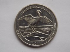 QUARTER DOLLAR 2018 USA-COMEMORATIVA-CUMBERLAND ISLAND