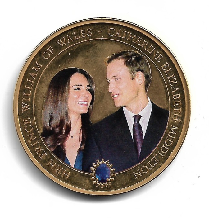 Cook Islands - 2011 WILLIAM &amp; CATHERINE 2 - Moneda Comemorativa