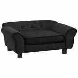Canapea pentru caini, negru, 72x45x30 cm, plus GartenMobel Dekor, vidaXL