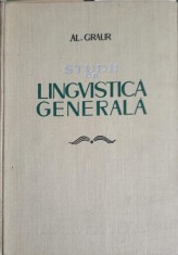 STUDII DE LINGVISTICA GENERALA-ALEXANDRU GRAUR-239707 foto