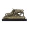 Tauri luptandu-se- statueta din bronz pe un soclu din marmura BX-34