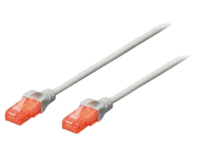Cablu Patch U/UTP Cat 5e 10m Gri