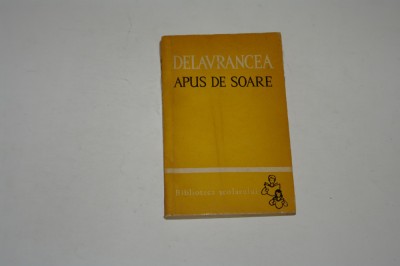 Apus de soare - Delavrancea foto