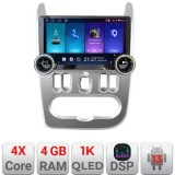 Navigatie Dacia Duster 2010-2012 Kit-099 Edotec 4+64 10.5 inch Incell 1K android Wifi 5Ghz gps internet CarStore Technology
