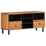 Cumpara ieftin Dulap TV, 100x33x46 cm, lemn masiv de acacia