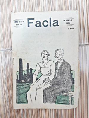 Revista Facla nr.16/1912 foto