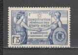 Franta.1937 100 ani Constitutia SUA MF.61
