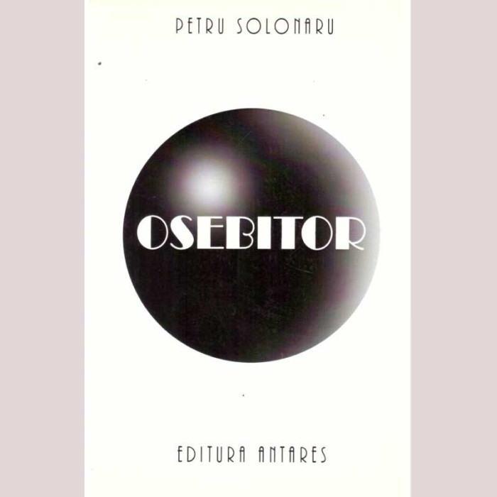 Petru Solonaru - Osebitor. Antologie de poesie - dedicatie autor -