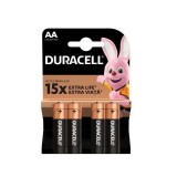 Baterii alcaline Duracell Basic R6 AA 4buc/blister AA-4/LR6/MN1500