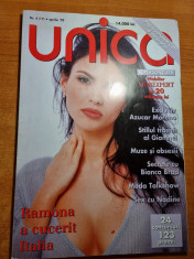 revista unica aprilie 1999-art. ramona badescu,azucar moreno,familia tantareanu foto