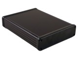 Carcasă aluminiu neagră 191x220x66mm