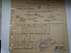 Certificat de ABSOLVIRE-4 Clase 1924 foto