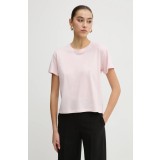 Hollister Co. tricou femei, culoarea roz, KI339-3705
