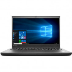 Laptop Lenovo Refurbished ThinkPad T440p 14 inch HD Intel Core i5-4300M 4GB DDR3 500GB HDD DVD-RW Windows 10 Home Black foto