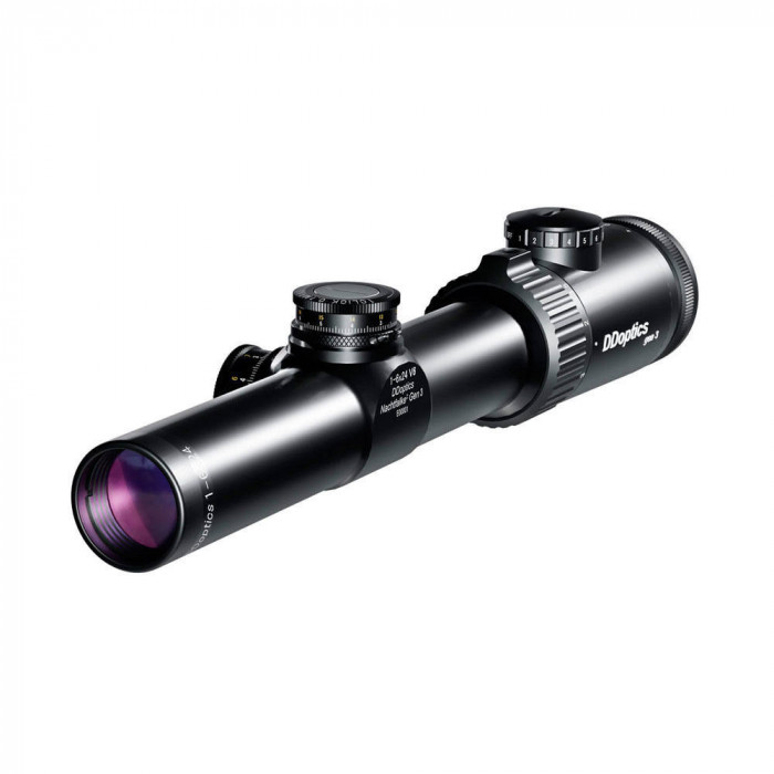 Luneta cu punct rosu DDoptics Nighteagle V6 1-6x24 Gen3 Crosshair MRAD iFiber