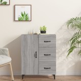 vidaXL Servantă, gri sonoma, 69,5x34x90 cm, lemn prelucrat