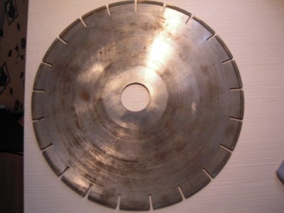 Disc diamantat pt. debitat ceramica/sticla cu fante de racire, diam. ext. 300 mm foto