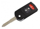 Set 2 bucati - Carcasa cheie Topautochei&amp;#174; compatibila cu Mazda 2 3 5 6 RX8 MX5 3 butoane briceag