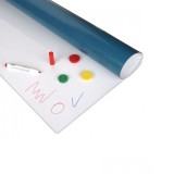 Folie feromagnetica autoadeziva, whiteboard, grosime 0,6 mm, latime 1200 mm