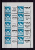 ✅(V 19) Germania &#039;81,bloc/viniete oficiale Expo.Fila. Frankfurt,Aliati 1948,MNH, Nestampilat