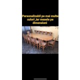 SET DEN 6 MASA FIXA + 12 SCAUNE