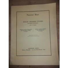 Douze grandes etudes de perfectionnement pour la trompette- Narcisse Bizet