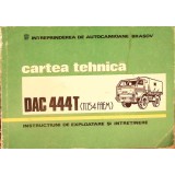 CARTEA TEHNICA DAC 444T. INSTRUCTIUNI DE EXPLOATARE SI INTRETINERE-NECUNOSCUT-266010