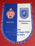 Fanion (protocol) meci fotbal SEPSI OSK - UNIVERSITATEA CRAIOVA (21.04.2024)