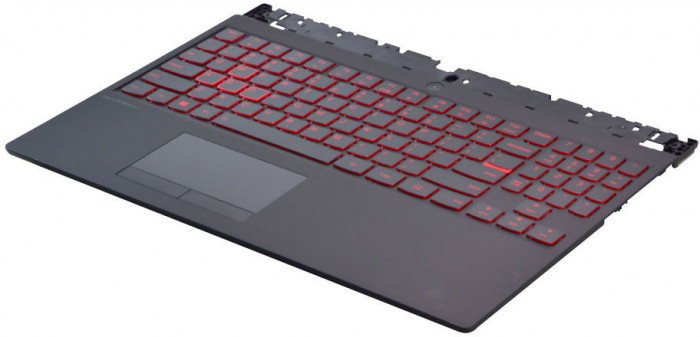 Carcasa superioara cu tastatura si touchpad Laptop, Lenovo, Legion Y540-15IRH, taste rosii