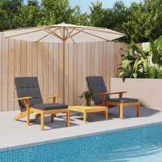 Perne scaun de terasa, 2 buc, antracit, tesatura Oxford GartenMobel Dekor foto