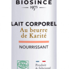 Lapte organic nutritiv pentru corp cu unt de Shea, 500ml, Biosince 1975