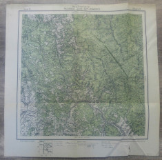 Palanca si Csik-Szt-Domokos// harta Serviciul Geografic Armatei 1916 foto