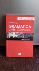 GRAMATICA LIMBII GERMANE PENTRU TOTI - CHRISTIAN NUGUE foto